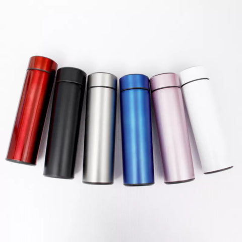 Smart Stainless Steel Water Bottle with LED Temperature Display