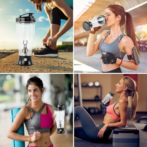 Mini Portable Electric Coffee Stirring Cup,Milk Protein Powder Shaker Cup,Plastic Water Bottle For Fitness, Gym, Sports,Lazy Cup