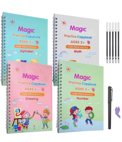 Kids Magic Practice Book Set of 4