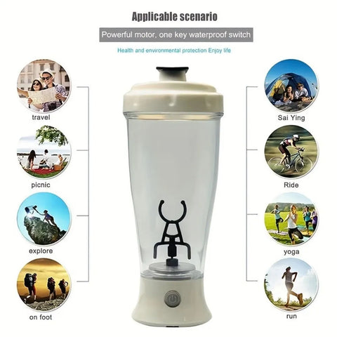 Mini Portable Electric Coffee Stirring Cup,Milk Protein Powder Shaker Cup,Plastic Water Bottle For Fitness, Gym, Sports,Lazy Cup