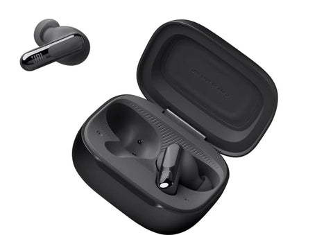 JBL Live Beam 3 True wireless noise-cancelling earbuds with stick-closed design and Smart Charging Case