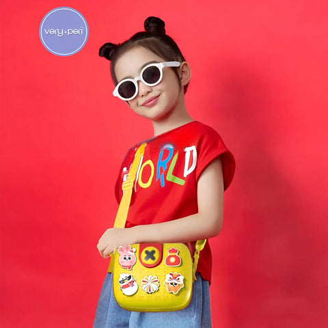 Compact Children's Handbag Shoulder Backpack Baby Change Cartoon DIY Messenger Bag