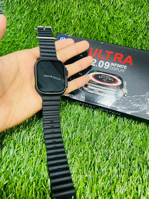 Ultra 2.09 Infinite Display Smartwatch - Sleek Design, Advanced Features & Long Battery Life